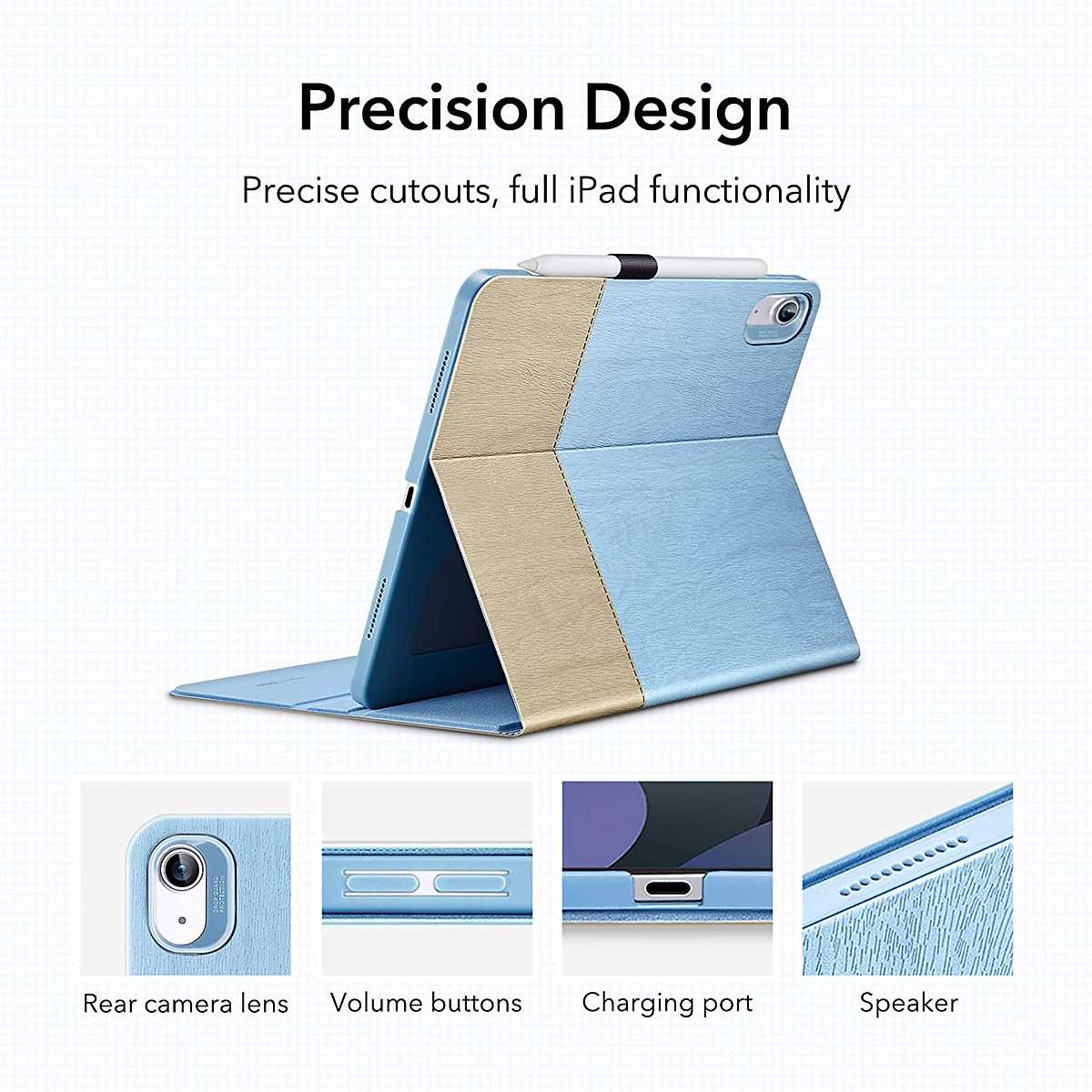 Bao da dành cho iPad Air 5 2022 10.9 Inch ESR Urban Folio Case - Hàng Chính Hãng