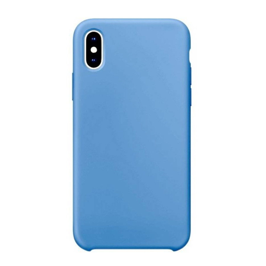 Ốp lưng silicone case cho iPhone X/ XS chống sốc chống bám bẩn có lớp nhung lót mặt trong chống trầy xước điện thoại - Hàng chính hãng