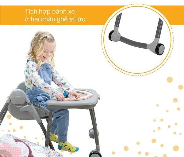 Ghế ăn trẻ em Joie Multiply 6in1