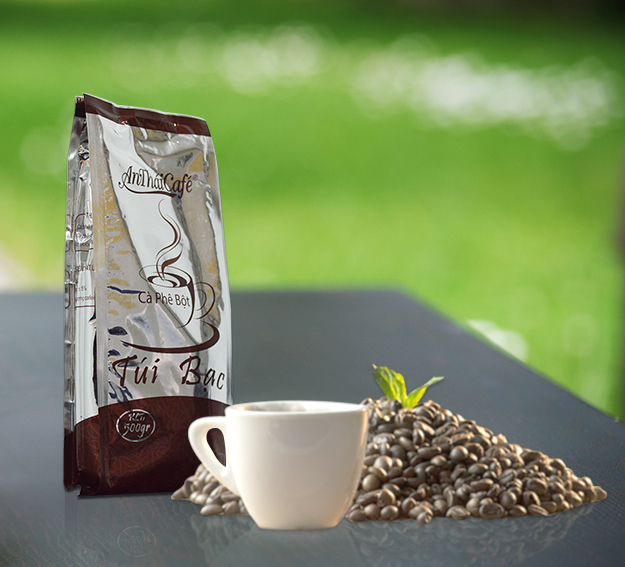 Cà Phê Bột AnTháiCafé Túi Bạc (500g)
