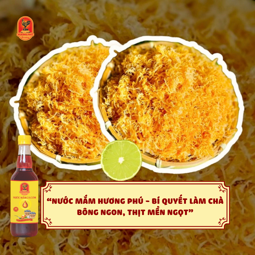 Nước mắm cá cơm Hương Phú 20 độ đạm 500ML - Hàng chính hãng