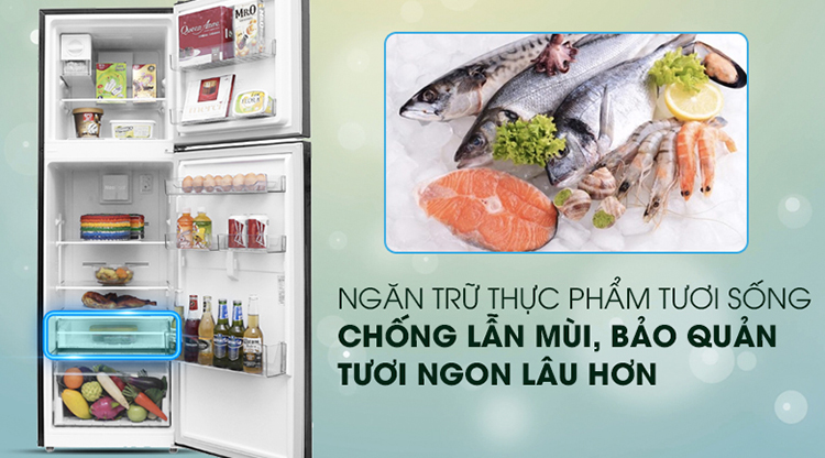 Tủ Lạnh Inverter Beko RDNT230I50VWB (201L) (Đen) - Hàng chính hãng