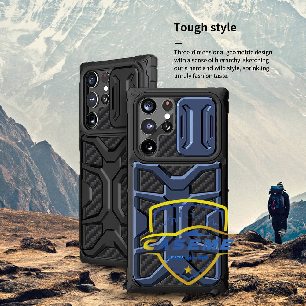 Ốp lưng Nillkin Adventurer Samsung S22 Ultra chống sốc, bảo vệ camera - Hàng Chính Hãng