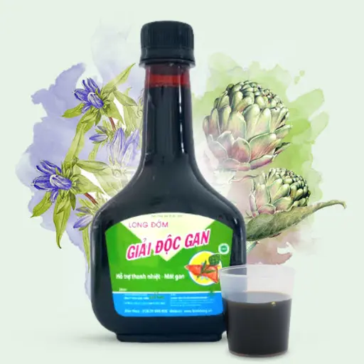 Long Đởm Giải Độc Gan của Dược Bình Đông thanh nhiệt, giải độc, mát gan - chai 280ml