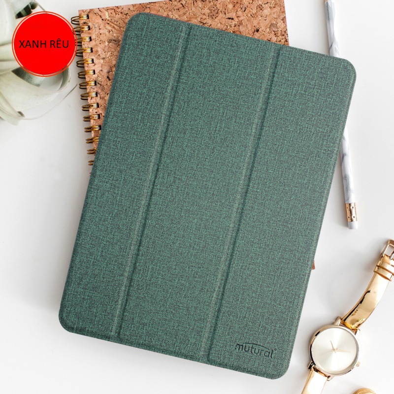 Bao da iPad Pro 12.9 2021 M1 chính hãng Mutural chống sốc - Hàng nhập khẩu ( Tặng kèm kính cường lực Nillkin )