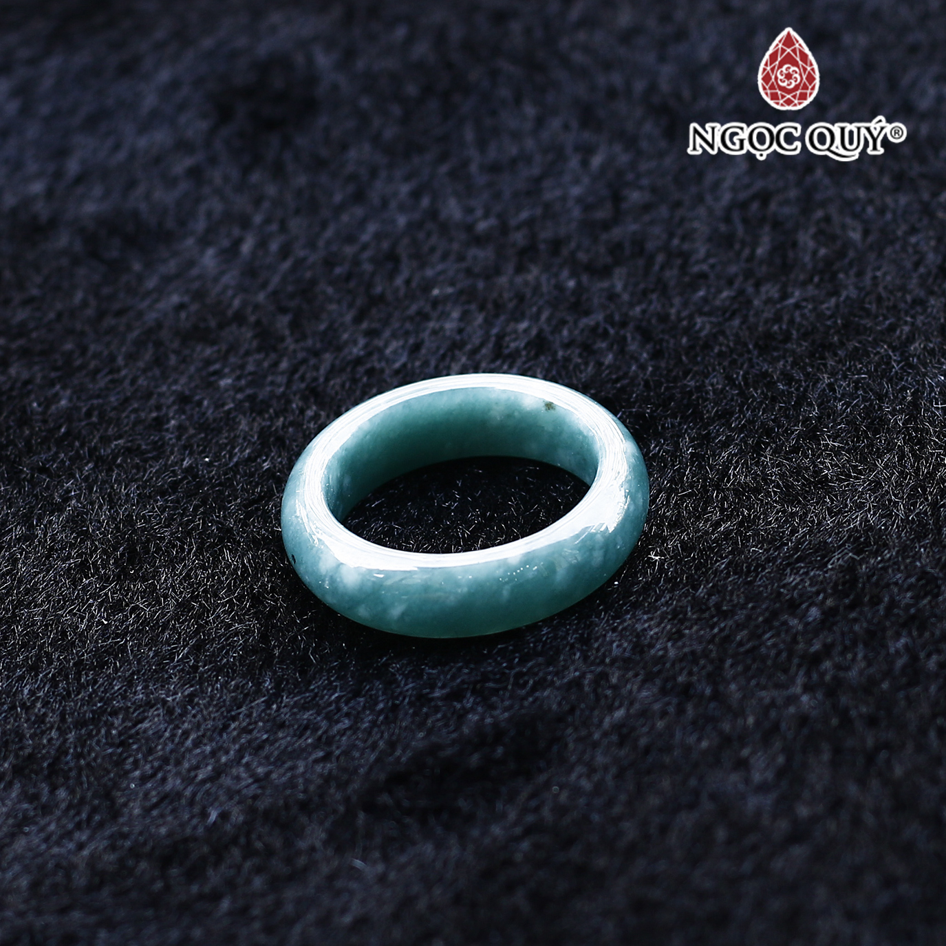 Nhẫn nữ cẩm thạch mệnh hỏa, mộc - Ngọc Quý Gemstones