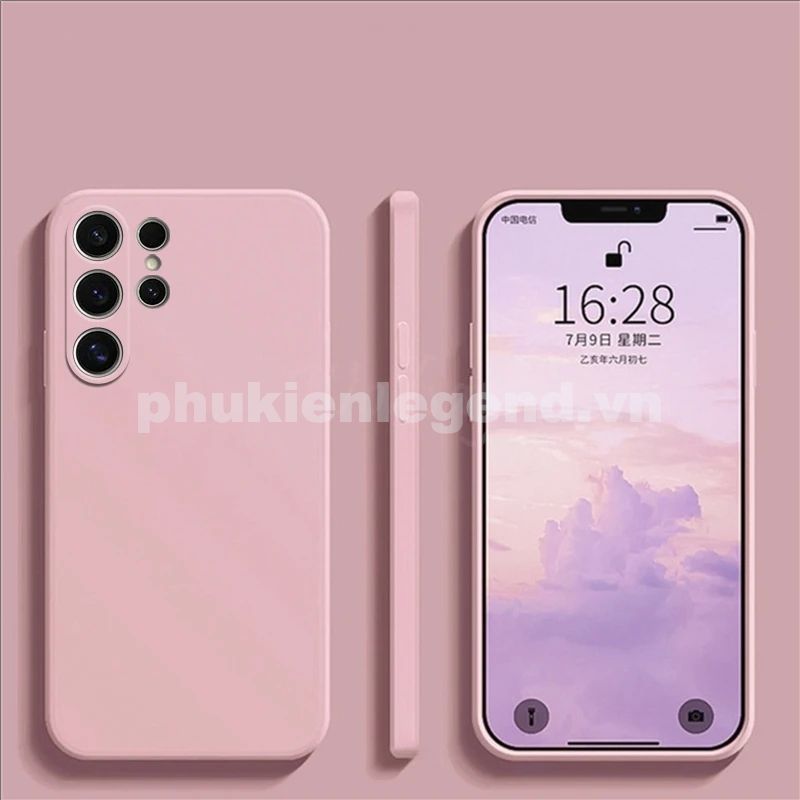 Ốp Lưng Cho Samsung Galaxy S25 Ultra | S25 Plus | S25 | S24 Ultra | S24 Plus | S24 | S24 Fe Silicone Dẻo Lót Nhung Nỉ Chống Sốc chống bẩn hạn chế bám vân tay - Hàng Nhập Khẩu