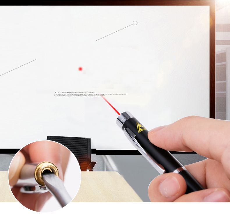 Bút Chỉ Bản Đồ,Sa Bàn Đèn Laze Ánh Sáng Đỏ Deli 3933