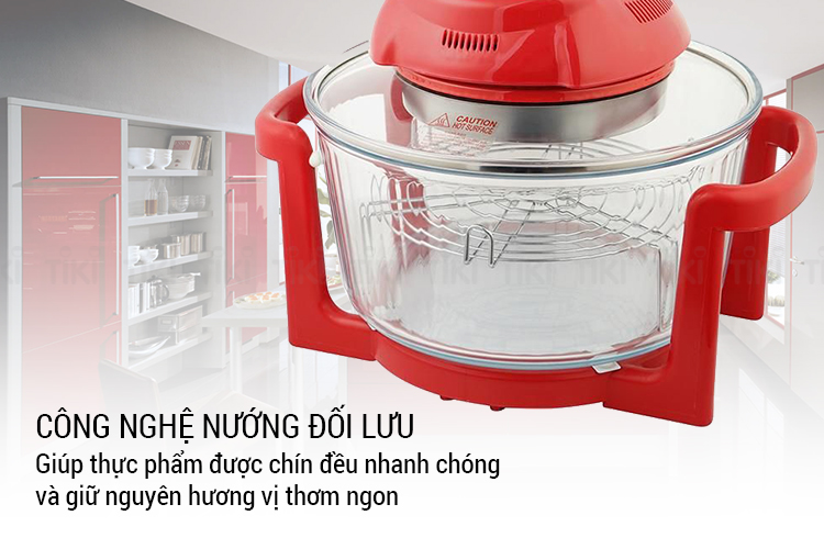 Lò Nướng Thủy Tinh Bằng Đèn Halogen Tiger Queen AX-787MHV - 11L