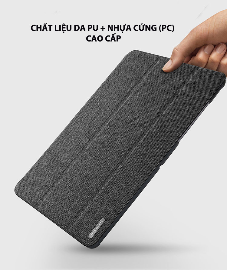 Bao da cho Samsung Galaxy Tab S10 Lite , S10 Fe , S10 Plus , S10 Fe Plus , S11 DUX DUCIS Smartcover - Hàng nhập khẩu 