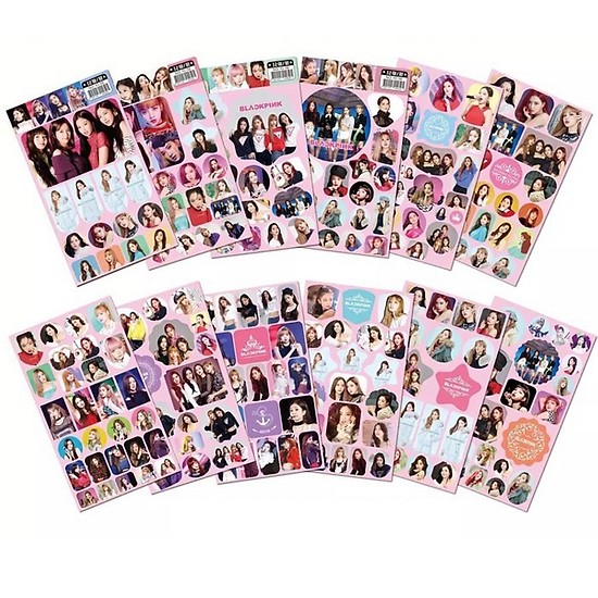 SET 40 HÌNH DÁN STICKER BLACKPINK KUTE  Lazadavn