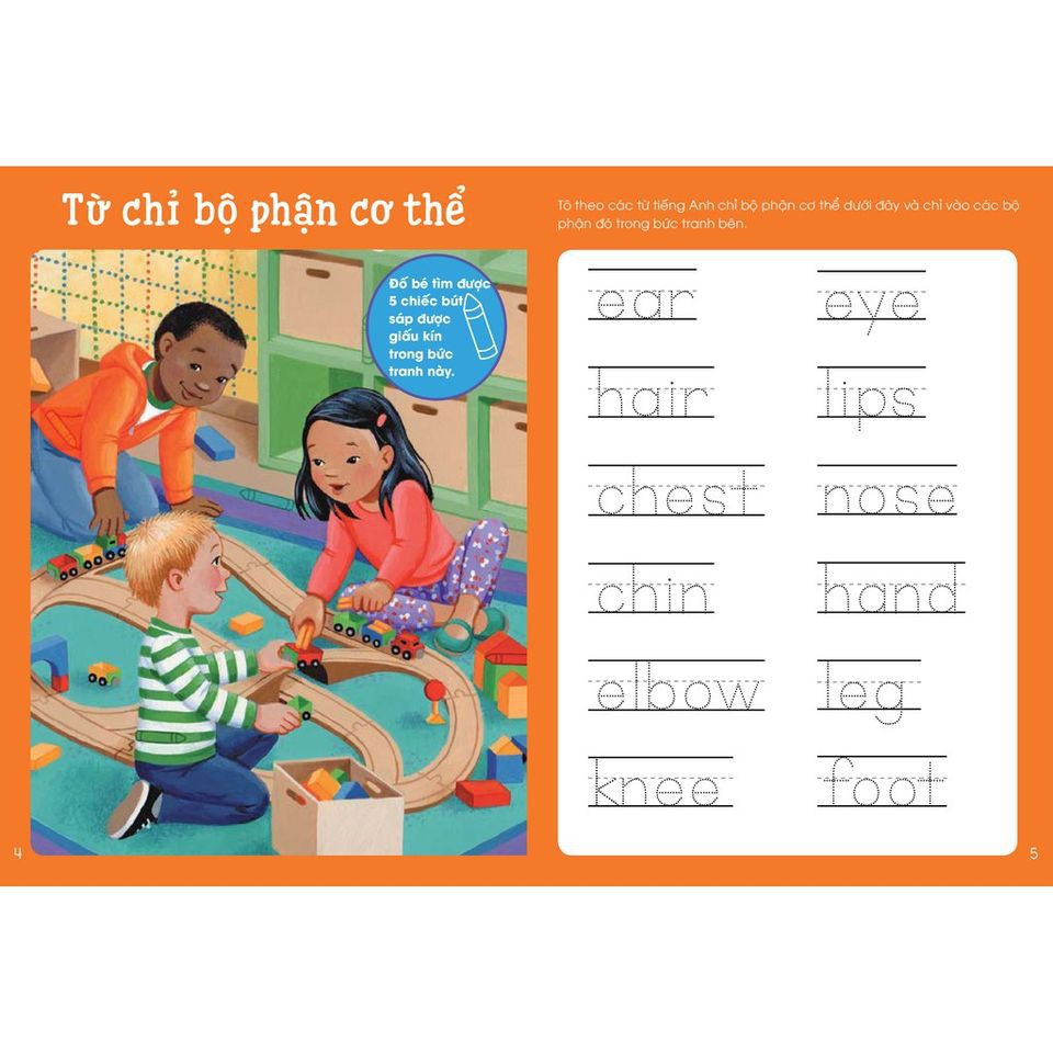 sách bigfun activity book - dành cho trẻ từ 2 đến 4 tuổi - học tập sớm (pre k-a + pre k-b) 3