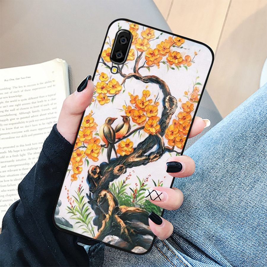 Ốp điện thoại kính cường lực cho máy Samsung Galaxy A10/M10 - Tứ Quý MS TUQUY003