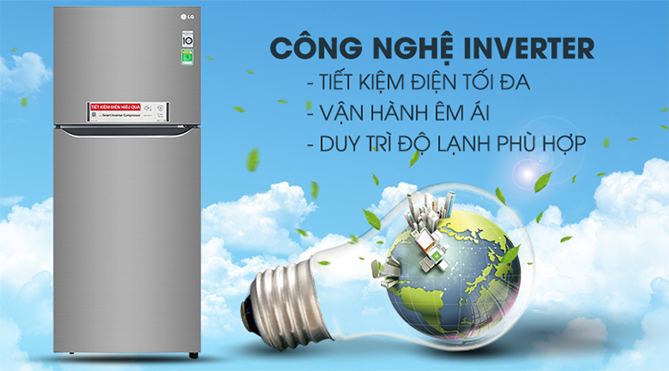 Tủ Lạnh Inverter LG GN-M422PS (393L)