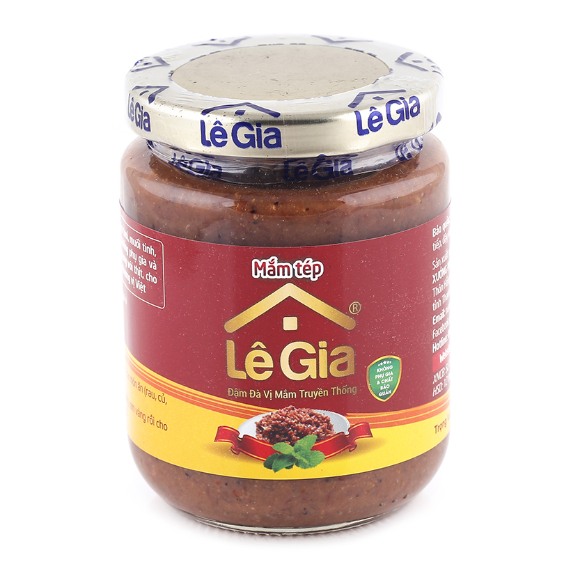 mắm tép Lê Gia hũ 280g