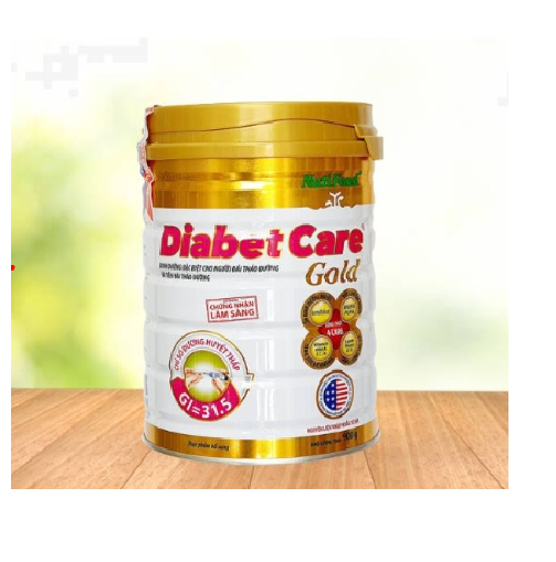  Sữa cho người bị bệnh tiểu đường, đái tháo đường: Nutifood DiabetCare Gold 900 Gr