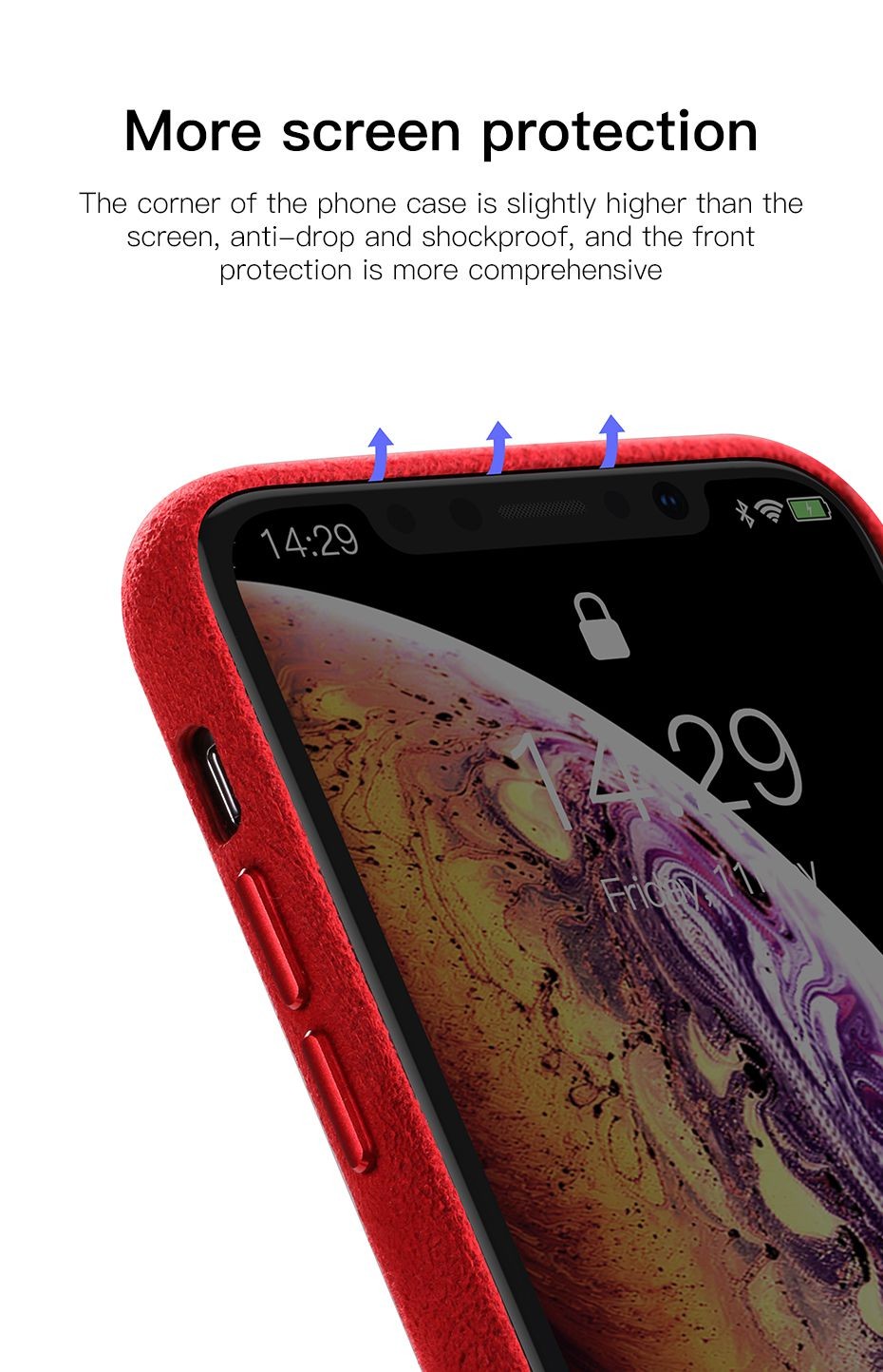 Ốp lưng bọc vải siêu mịn, chống trầy xước Baseus Original Super Fiber Case cho iPhone XS Max (New Model) - Hàng chính hãng
