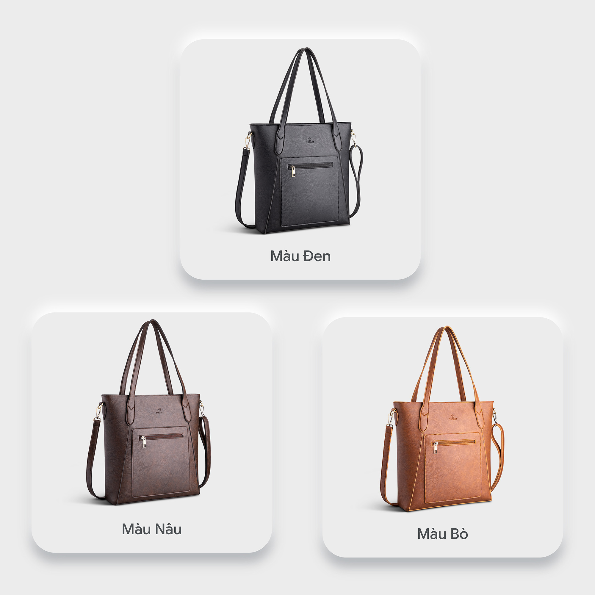 Túi Yuumy ( Thời trang nữ công sở dáng đứng cỡ trung - Túi xách da Seasand YTX39 )