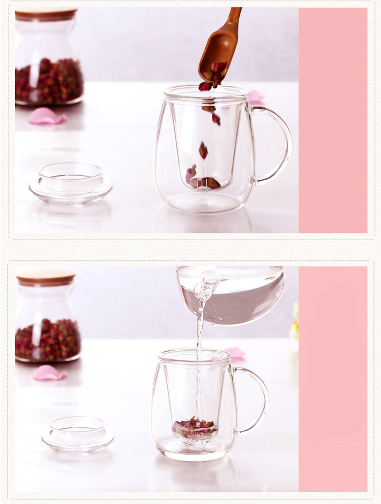Ly Uống Trà Thủy Tinh Chịu Nhiệt RELEA 500ml Ly Uống Trà Thủy Tinh Chịu Nhiệt RELEA 500ml