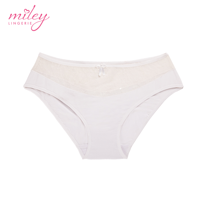 Quần Lót Nữ Dáng Bikini Thun Lạnh Phối Ren Active Miley Lingerie FMM_34