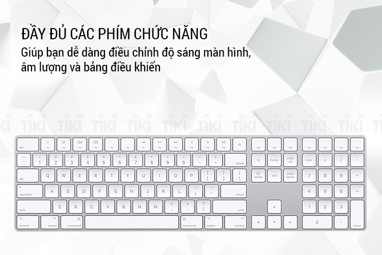 Bàn Phím Không Dây Apple Magic Keyboard Fullsize - Hàng Chính Hãng