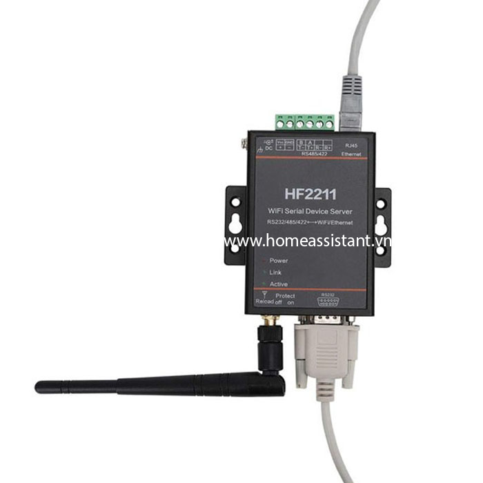 Bộ Định Tuyến Wifi Ethernet RS232 RS485 RS422 Modbus Elfin HF2211 (Hỗ trợ HomeAssistant) tìm hiểu thêm!