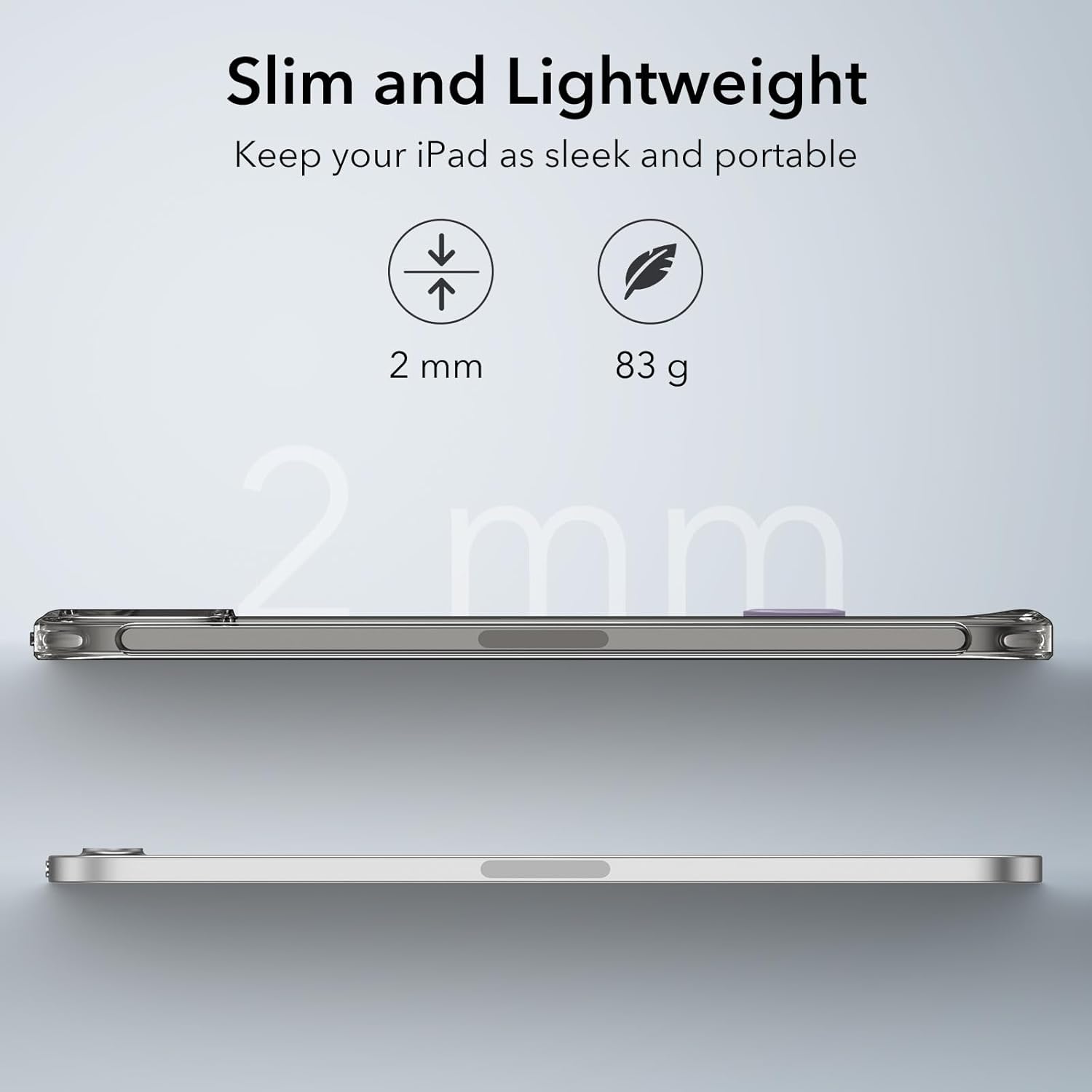 Ốp lưng Cho iPad Mini 7 ESR Metal Kickstand Case - Hàng Chính Hãng