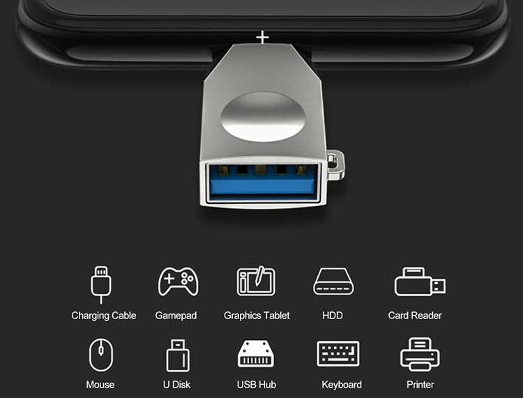 Đầu Otg Usb Micro Hoco UA10 - Chính Hãng (PVN842)