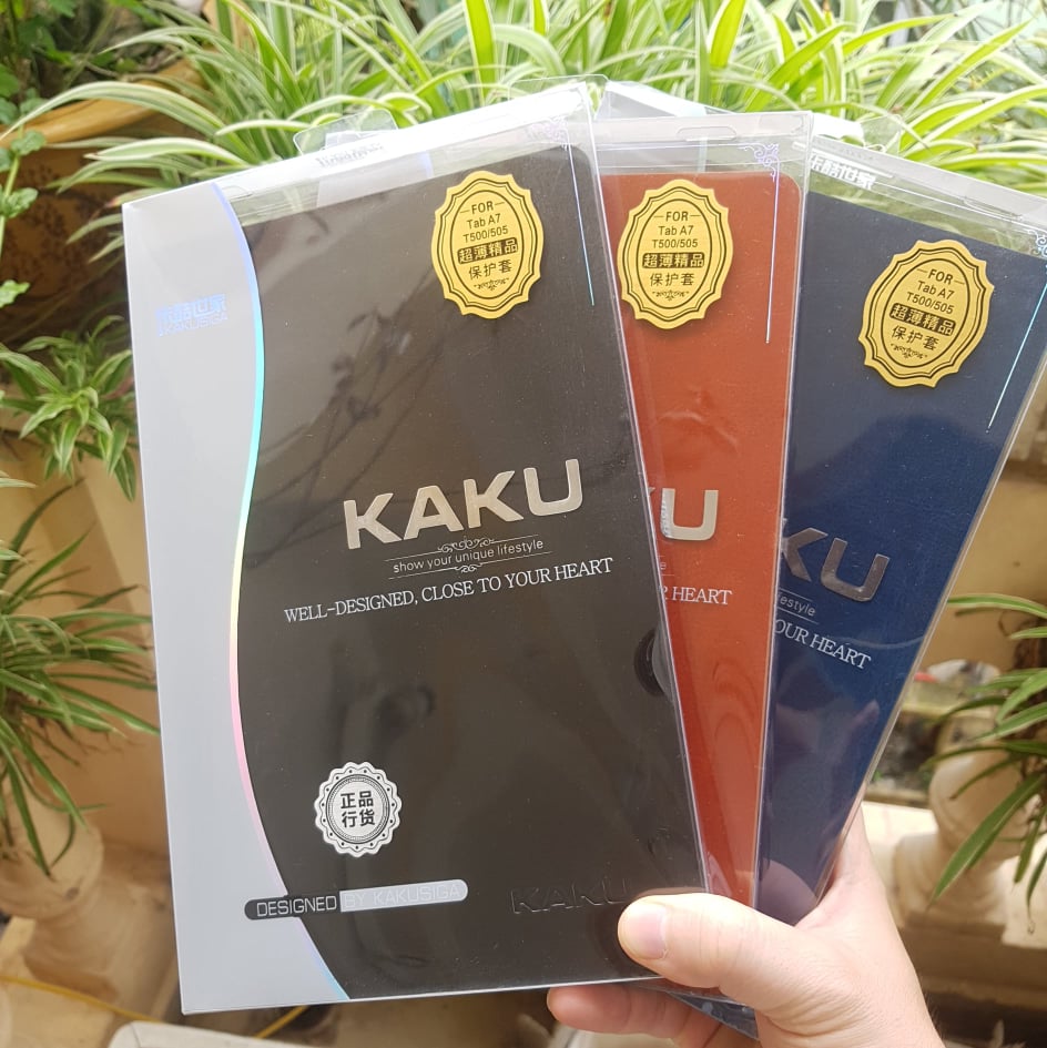 Bao da gập, lưng cứng cho Samsung Galaxy Tab A7 10.4 SM-T505 hãng Kakusiga- Hàng nhập khẩu