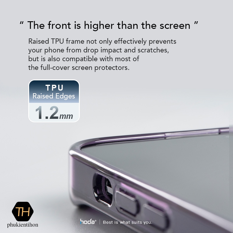Ốp lưng điện thoại HODA dành cho iPhone 14 Pro Max/ 14 Pro Crystal Pro - Hàng nhập khẩu