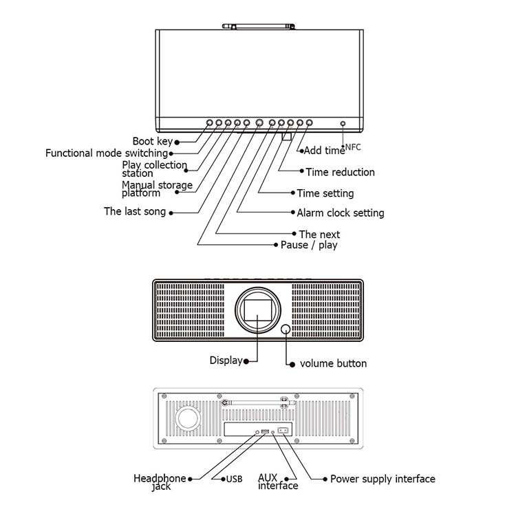 Loa Bluetooth Vỏ Gỗ Joyroom JR-M20 - Hàng Chính Hãng