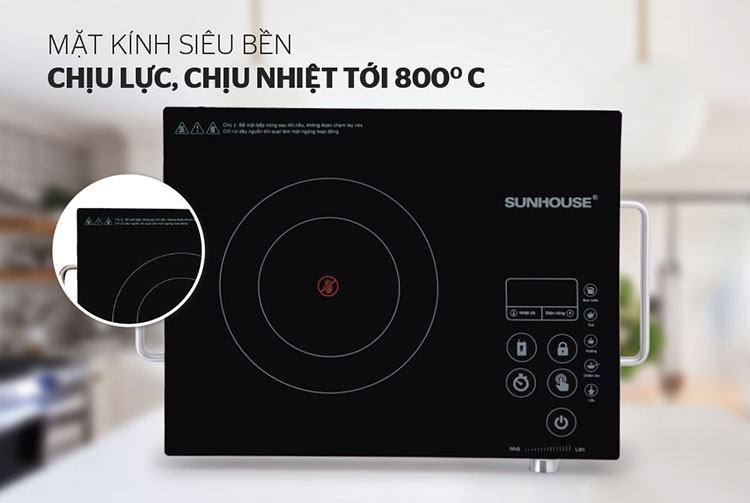 Bếp Hồng Ngoại Cảm Ứng Sunhouse SHD6017 - Hàng chính hãng