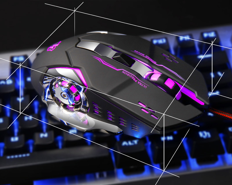 Chuột USB Chơi Game Cho Máy Tính Bàn Lei Teng S12 Chuột USB Chơi Game Cho Máy Tính Bàn Lei Teng S12