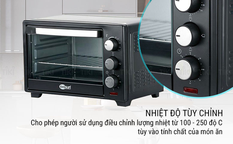 Lò Nướng Thùng Bigsun BTO-20 (20 Lít) - Hàng Chính Hãng