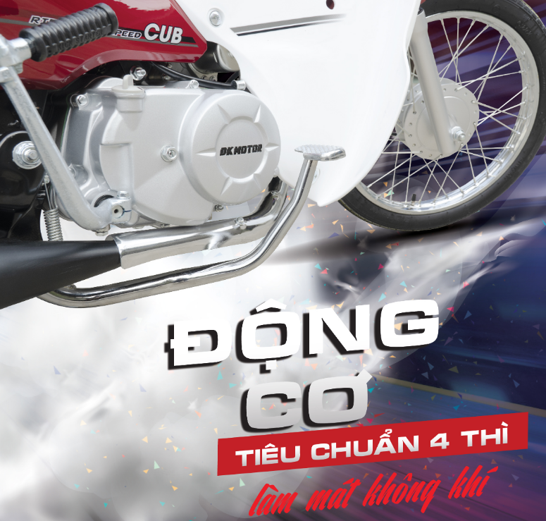 Xe Máy 50cc DK Retro - Màu Xanh Rêu Sần 7