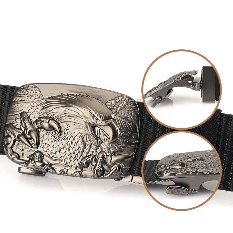 Dây nịt nam cao cấp, thắt lưng nam thời trang khóa tự động dây da bền đẹp mẫu HOT