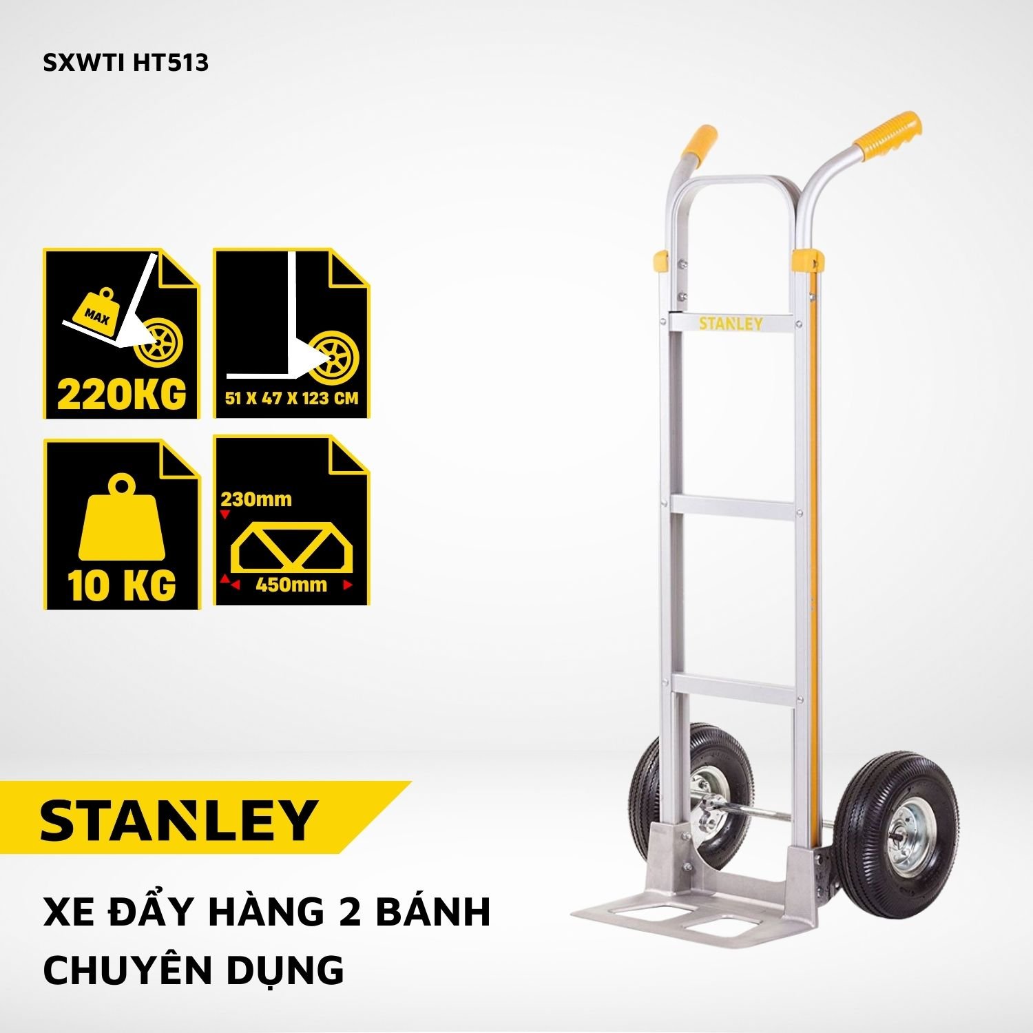 Xe đẩy hàng Stanley HT513