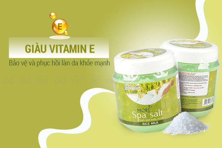 Muối Tắm Spa Mori Sữa Gạo Mori Spa Salt - Rice Milk (700ml)