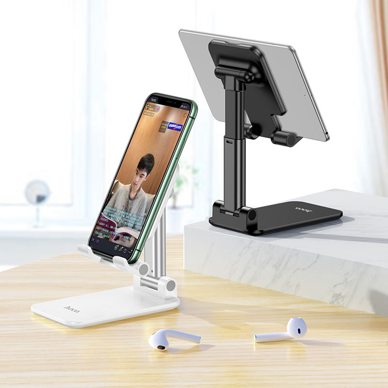 Giá đỡ điện thoại và máy tính bảng 4,7-10 inch, gấp gọn, hợp kim nhôm PH29A - Hàng nhập khẩu