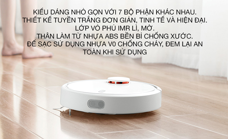 Robot Hút Bụi Xiaomi SKV4000CN Mi Robot Vacuum - Hàng Chính Hãng