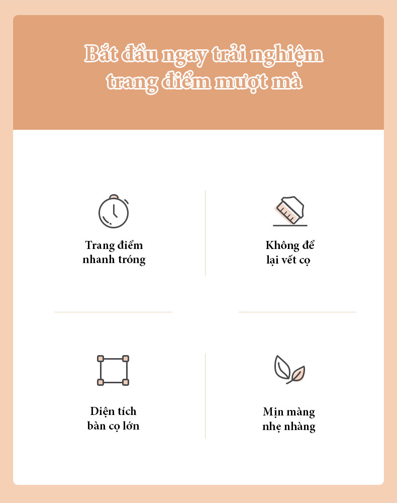 Cọ Trang Điểm Điện K-SKIN Cho Lớp Nền Hoàn Hảo - Hàng Chính Hãng