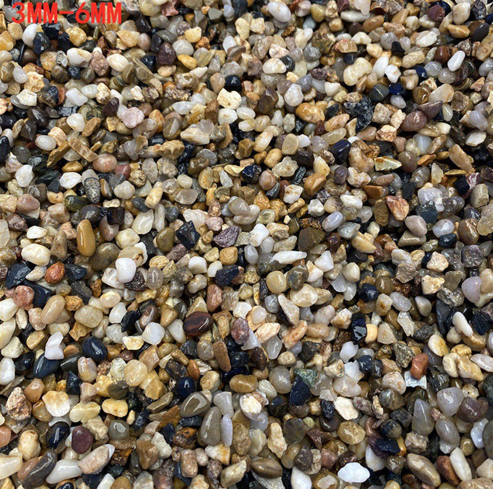 Sỏi Suối 3 Màu (1.2KG, size to ) - Trang Trí Bể Cá, Thủy Sinh, Tiểu Cảnh, Lọc Nước Hiệu Quả