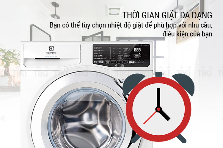 Máy Giặt Cửa Trước Inverter Electrolux EWF8025BQWA (8kg) - Hàng Chính Hãng