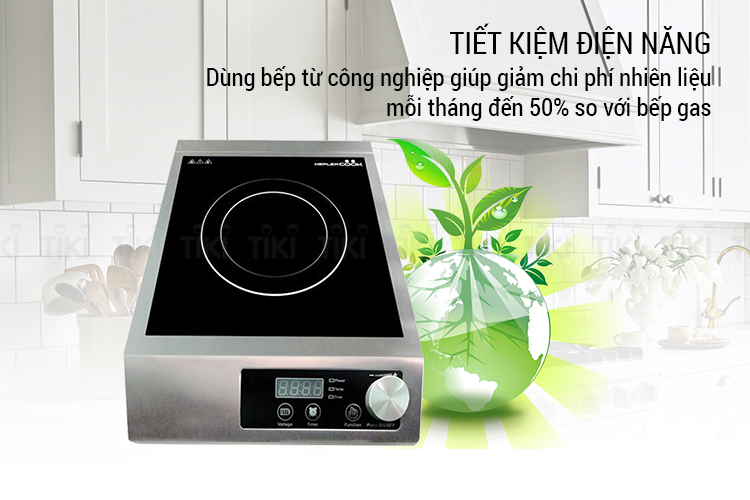 Bếp Từ Đơn Công Nghiệp Kepler Cook KL 671-01TD (3500W) - Hàng Chính Hãng