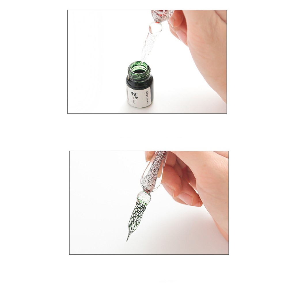 Hộp Quà Tặng Bút Thủy Tinh Chấm Mực