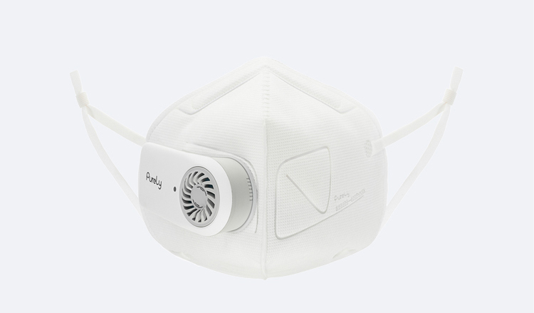 Purely cloth fresh pear masks anti-haze anti-pollen PM2.5 fresh air masks 5 Pack white