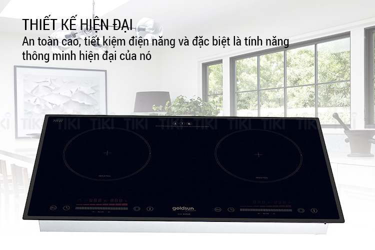 Bếp Điện Từ Đôi Goldsun IH-GYL29 (4000W) - Hàng Chính Hãng