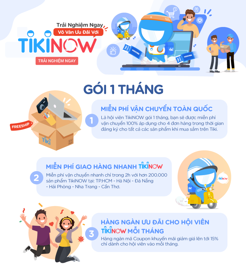 Gói Hội Viên TikiWOW 1 Tháng