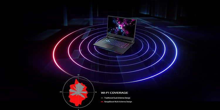 Laptop ASUS ROG Strix G G731-VEV089T (Core i7-9750H/ 16GB DDR4 2666MHz/ 512GB SSD PCIE/ RTX 2060 6GB/ 17.3 FHD IPS 144Hz/3ms/ Win10) - Hàng Chính Hãng