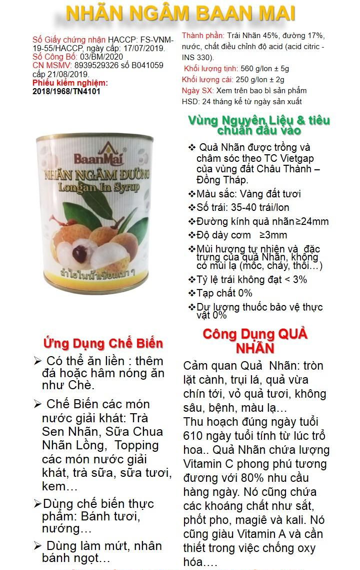 Củ Năng Ngâm Nước Đường BaanMai (560gr)